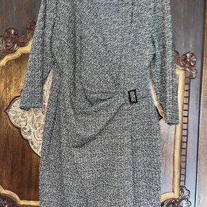 Anne Klein Black White Dress